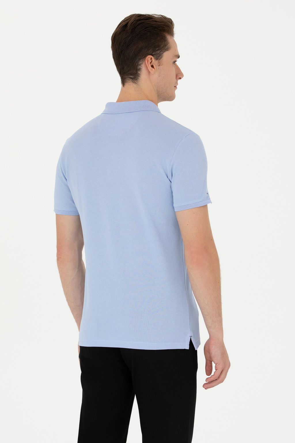 Мужская синяя базовая футболка Неожиданная скидка в корзине - U.s. polo assn фото 12