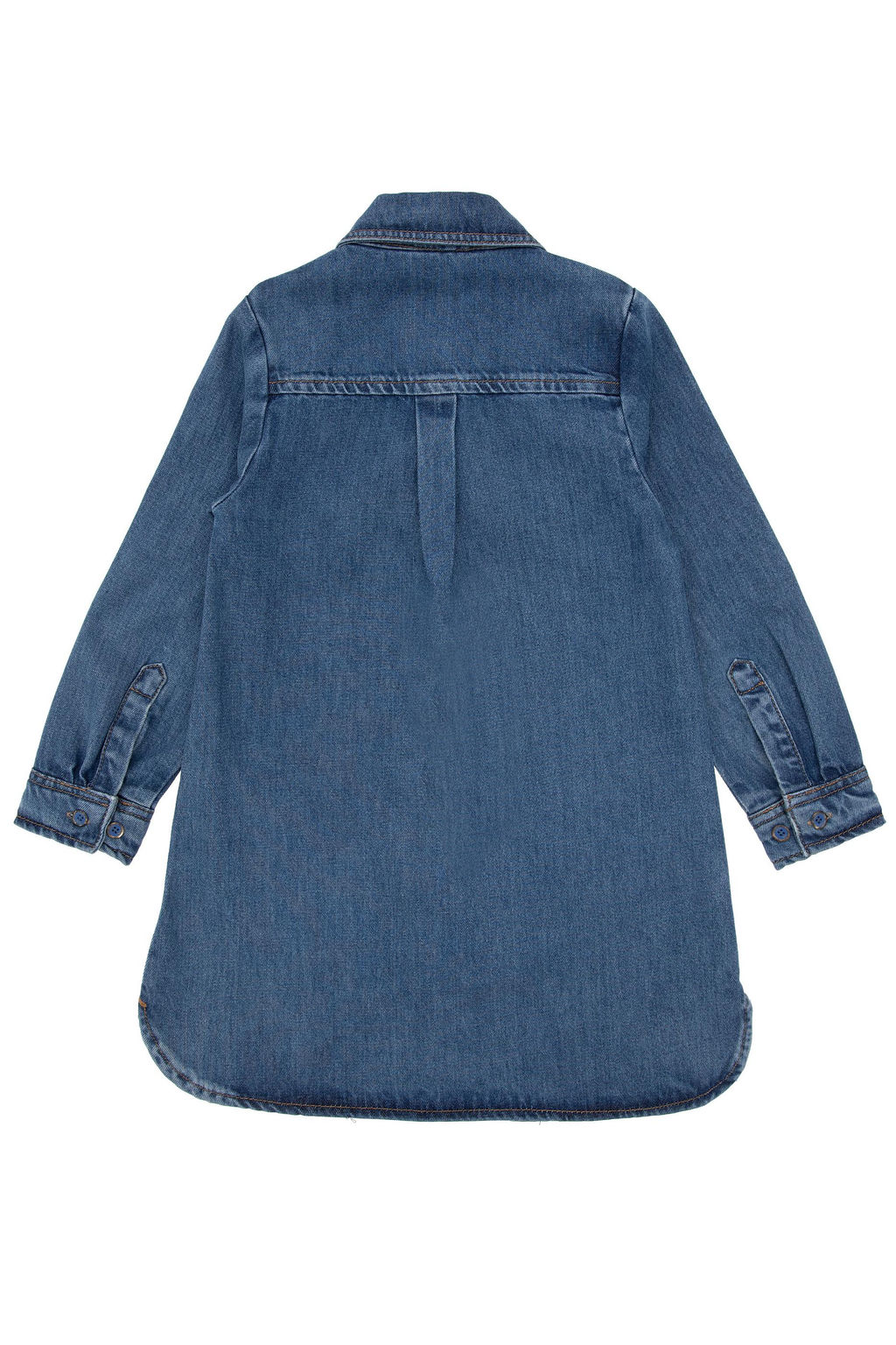 Синее джинсовое платье для девочки Неожиданная скидка в корзине - U.s. polo assn фото 2