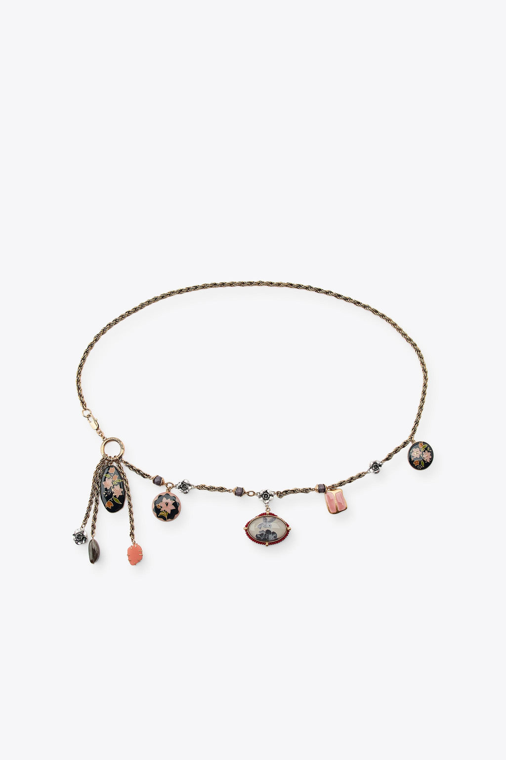RESIN CHARM LINK BELT - Zara фото 4