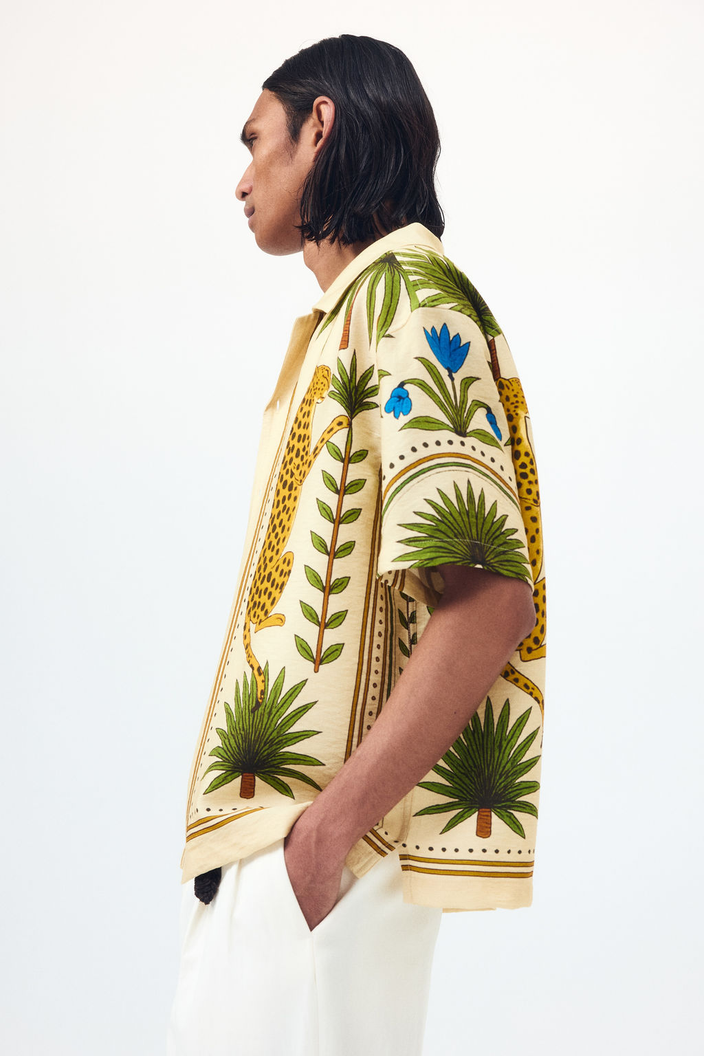 Camisa resort estampada Relaxed Fit - H&m фото 9