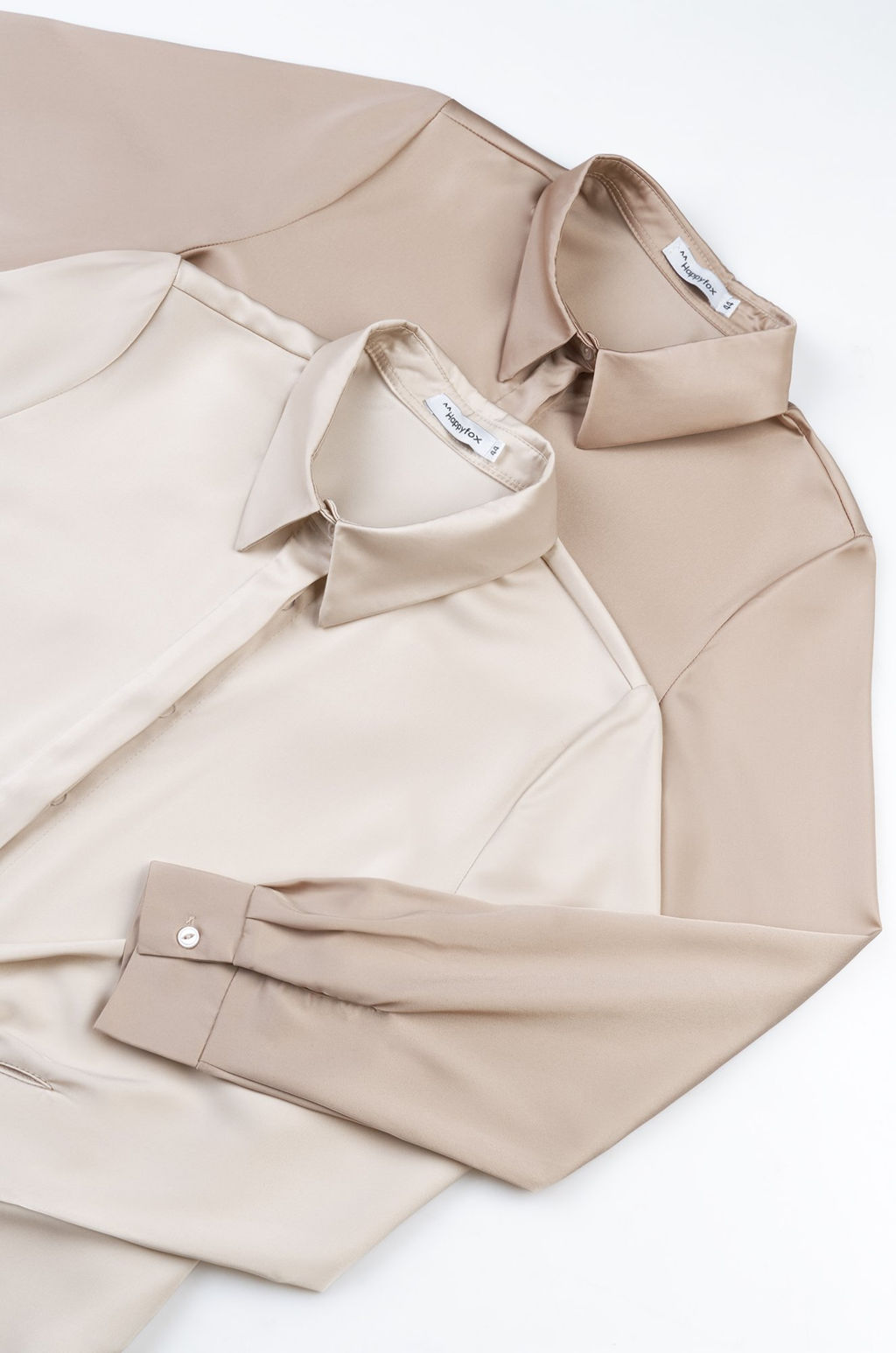 Женская шелковая рубашка Happyfox