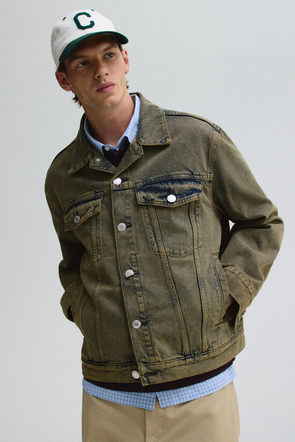 Cazadora trucker en denim - H&m фото 7