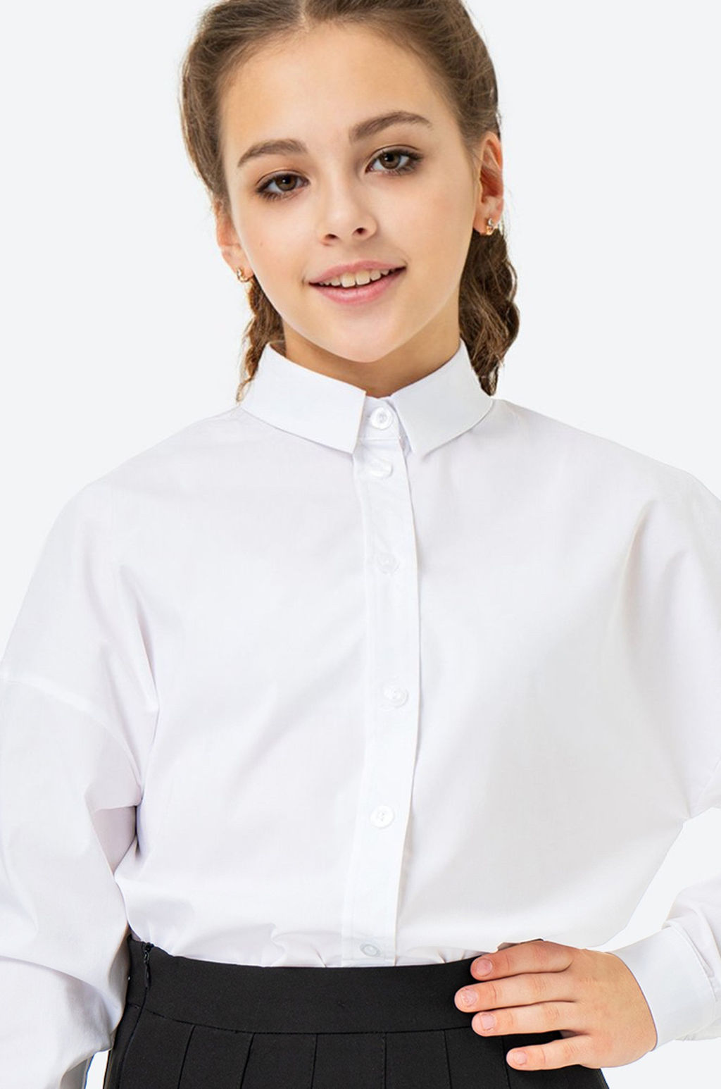 Рубашка оверсайз для девочки Happy Fox фото 8