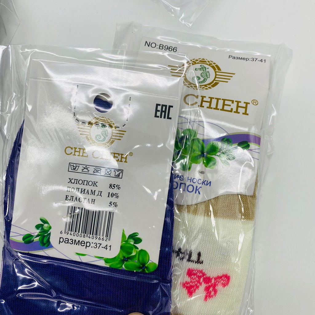 Носки женские CHE CHIEH Full Rose 12 шт в уп (арт. B966) - Storyland фото 3