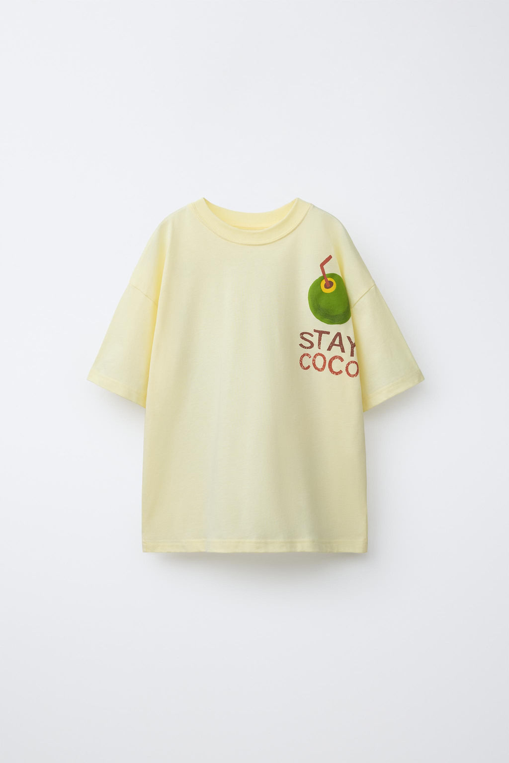 CAMISETA ESTAMPADA COCO / Amarillo