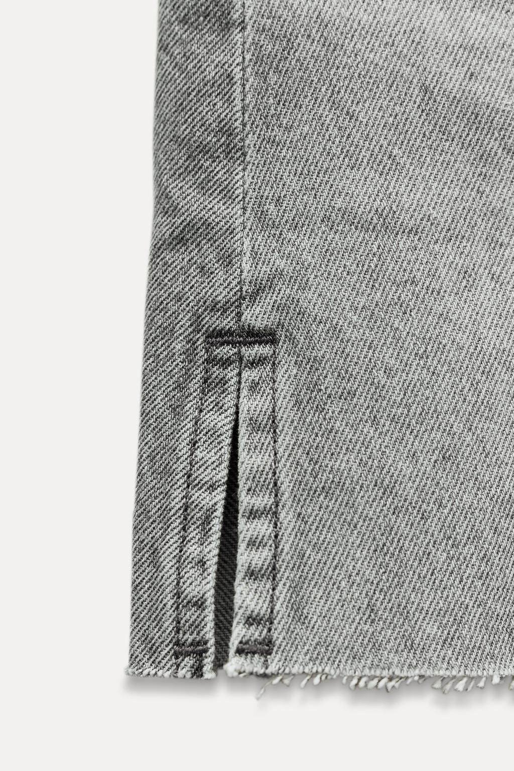 Z1975 HIGH-WAIST SHORTS WITH VENTS AT THE HEM - Zara фото 8