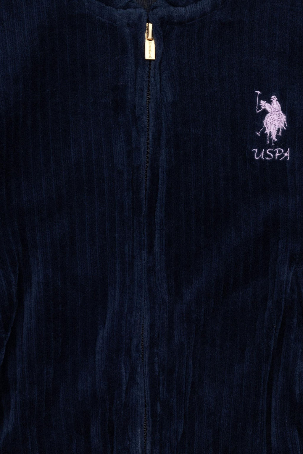 Свитшот для девочки U. S. Polo Assn темно-синий из хлопка - U.s. polo assn фото 4