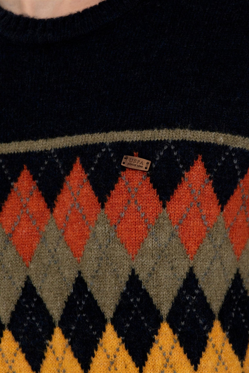 Мужской темно-синий свитер - U.s. polo assn фото 14