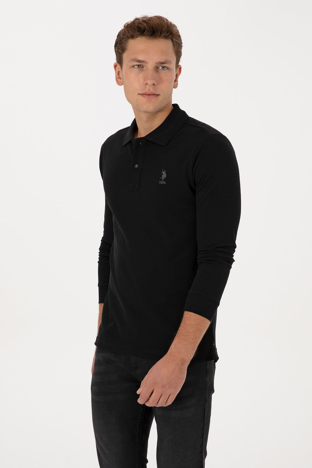 Erkek Siyah Basic Sweatshirt - U.s. polo assn фото 10