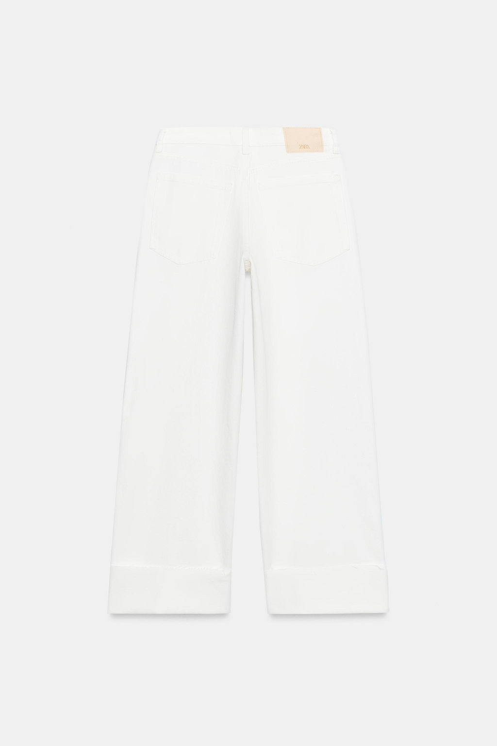 JEANS Z1975 BARREL TIRO MEDIO BAJO VUELTA / Blanco - Zara фото 7