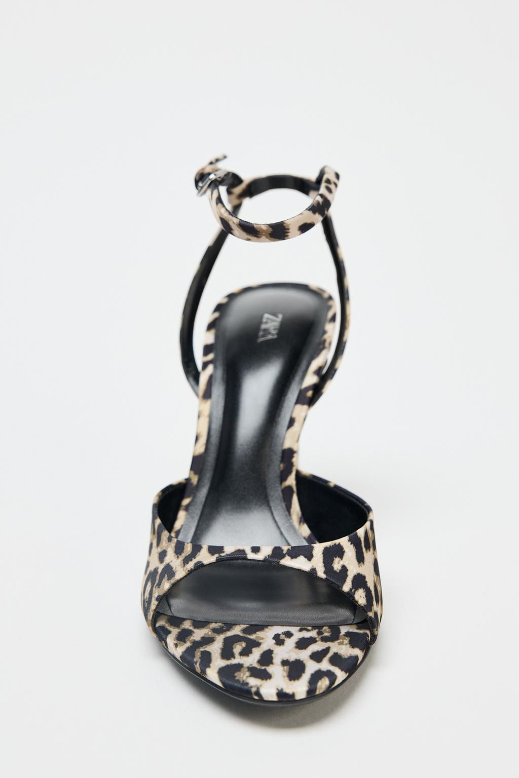 ANIMAL PRINT SANDALS - Zara фото 5