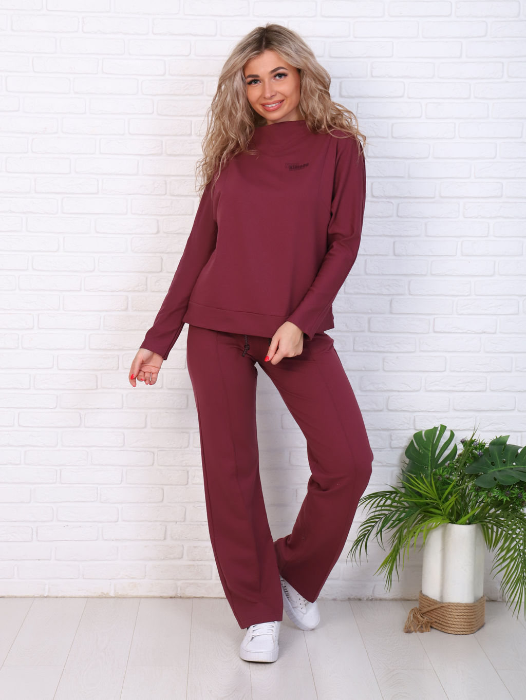 Костюм женский 5-319е (бургундия)