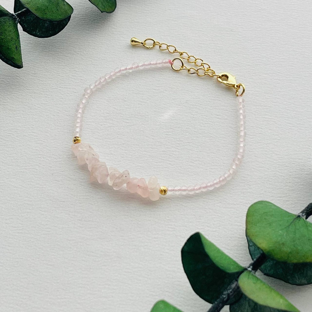 Браслет из Розового кварца