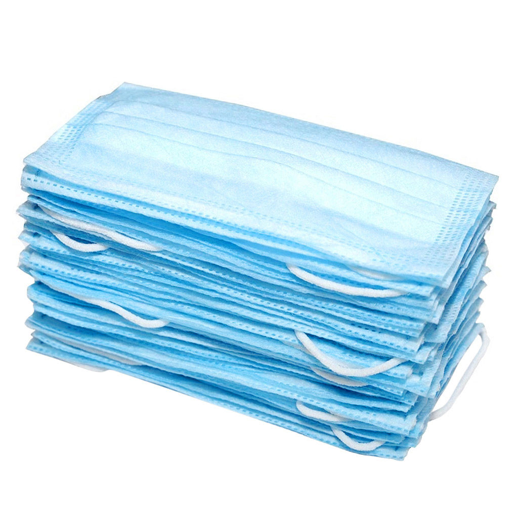 Маска медицинская одноразовая 3-х слойная 17,5х9,5см, нетканный материал - полипропилен 100%, с дужкой для носа, на резинке, набор 30шт, картонная упаковка (цена за 1штуку 7,71руб) (Россия) - Домашняя мода фото 2