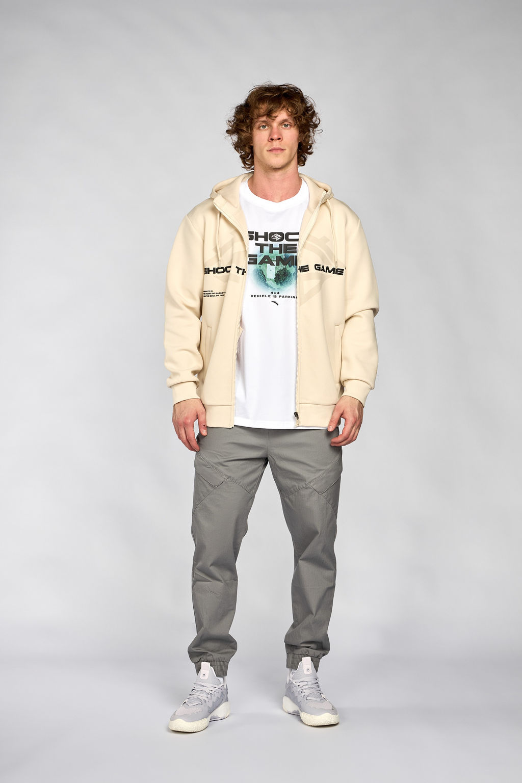 Толстовка на молнии Серый - Anta фото 2