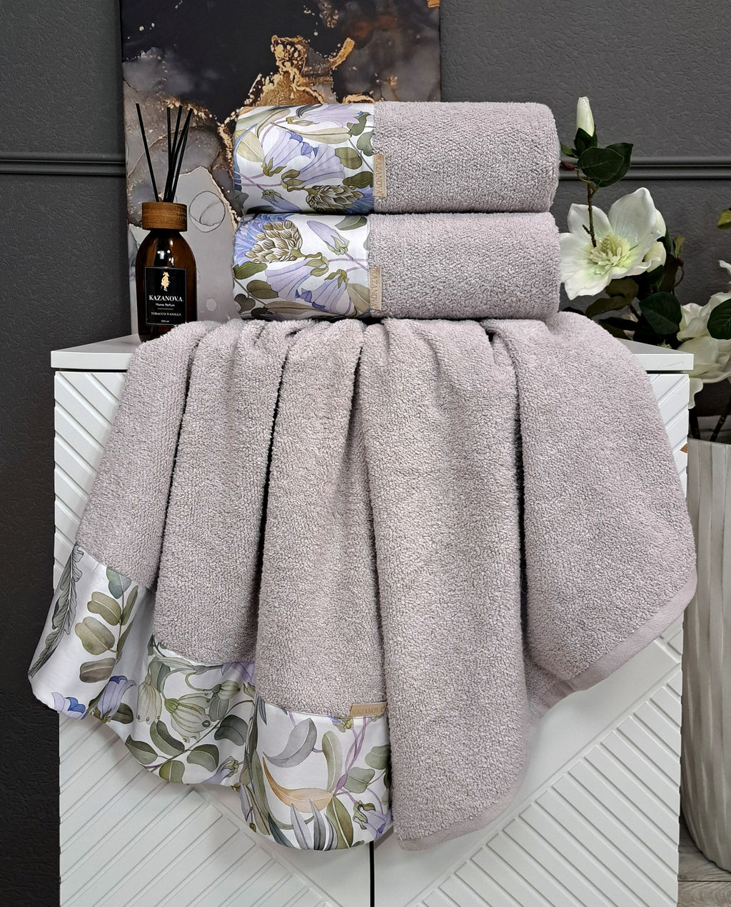 Полотенце Adora Айрин (лаванда) 50х90см