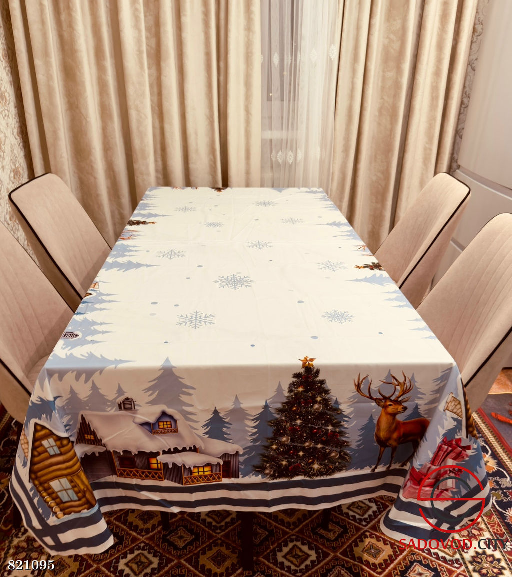 Скатерти новогодние с рисунком