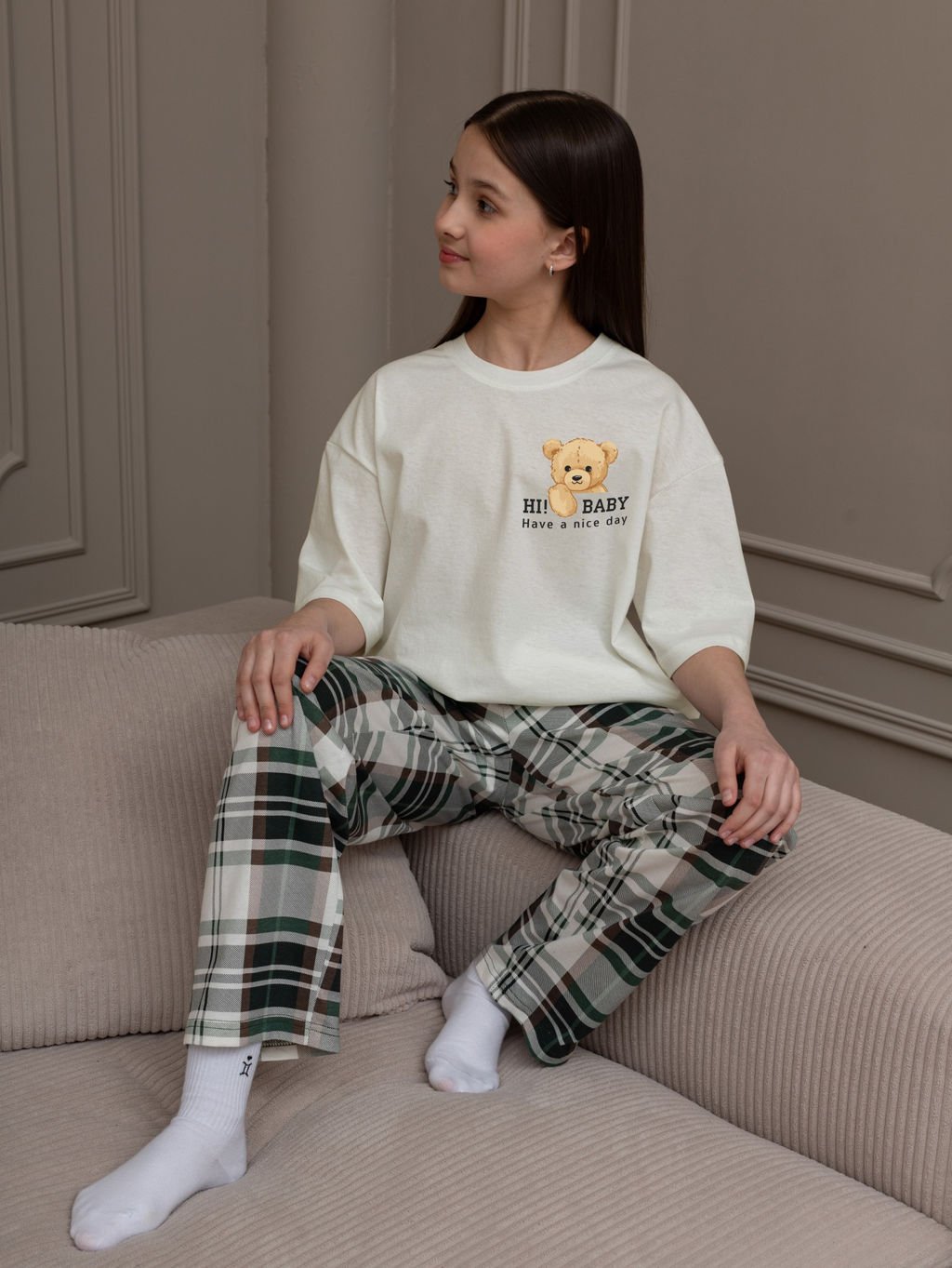 Костюм для девочки Мишель-1 из хлопка - Виотекс фото 6