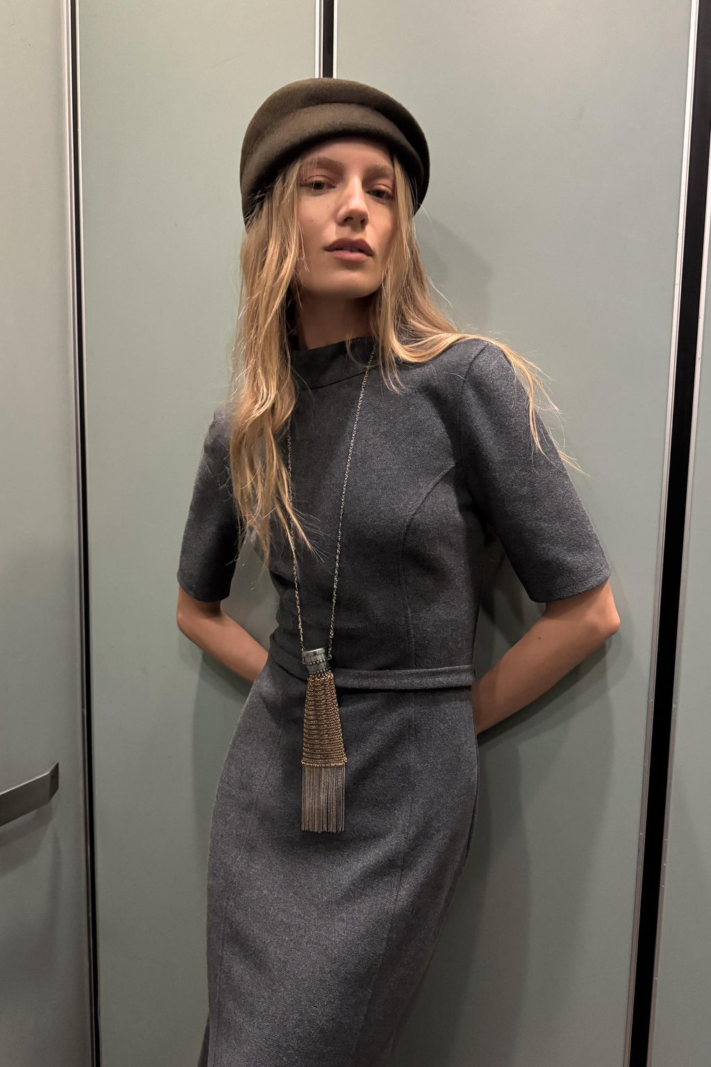 SOFT DRESS WITH BELT - Zara фото 5