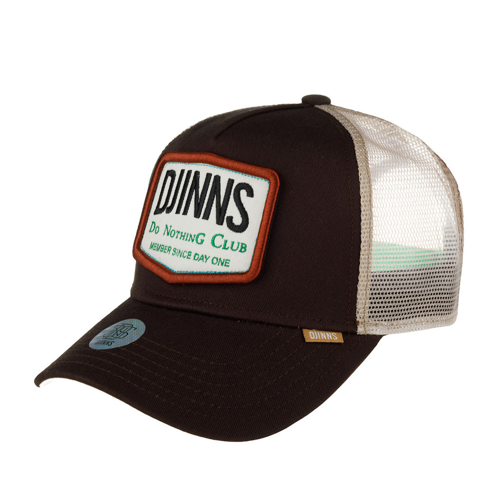 Бейсболка DJINNS арт. HFT Nothing Club 2 HeatDye (темно-коричневый)