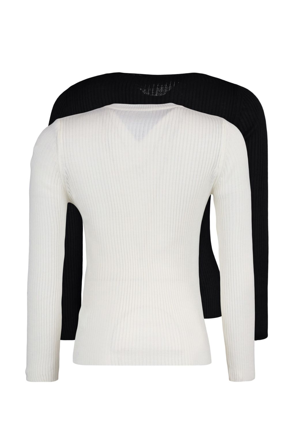 Siyah-Gri Ikili Paket Triko Kazak TWOAW22KZ1766 - Trendyolmilla фото 33