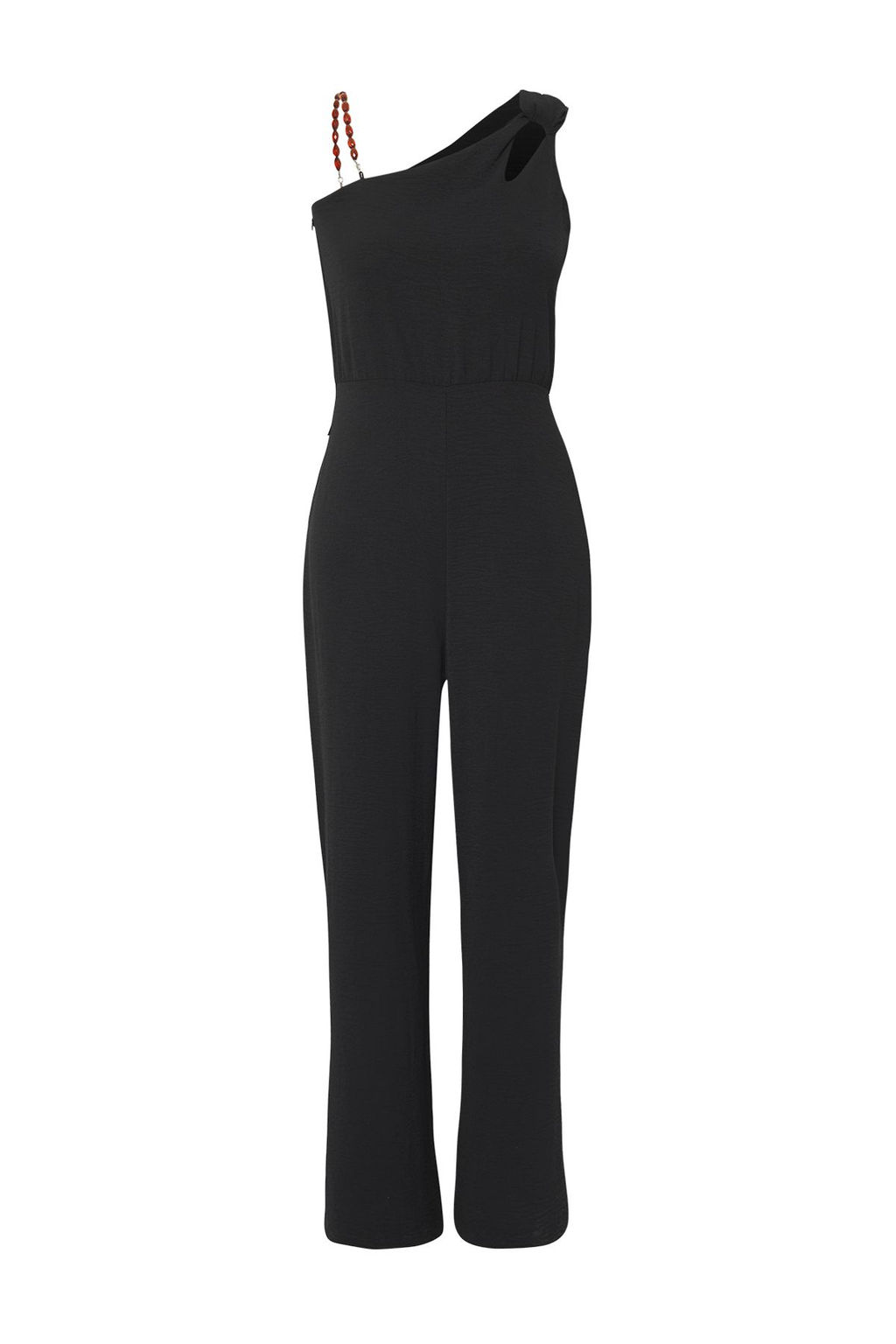 TRENDYOLMILLA Kahverengi Tek Omuz Maxi Dokuma Tulum TWOSS23TU00190 фото 13