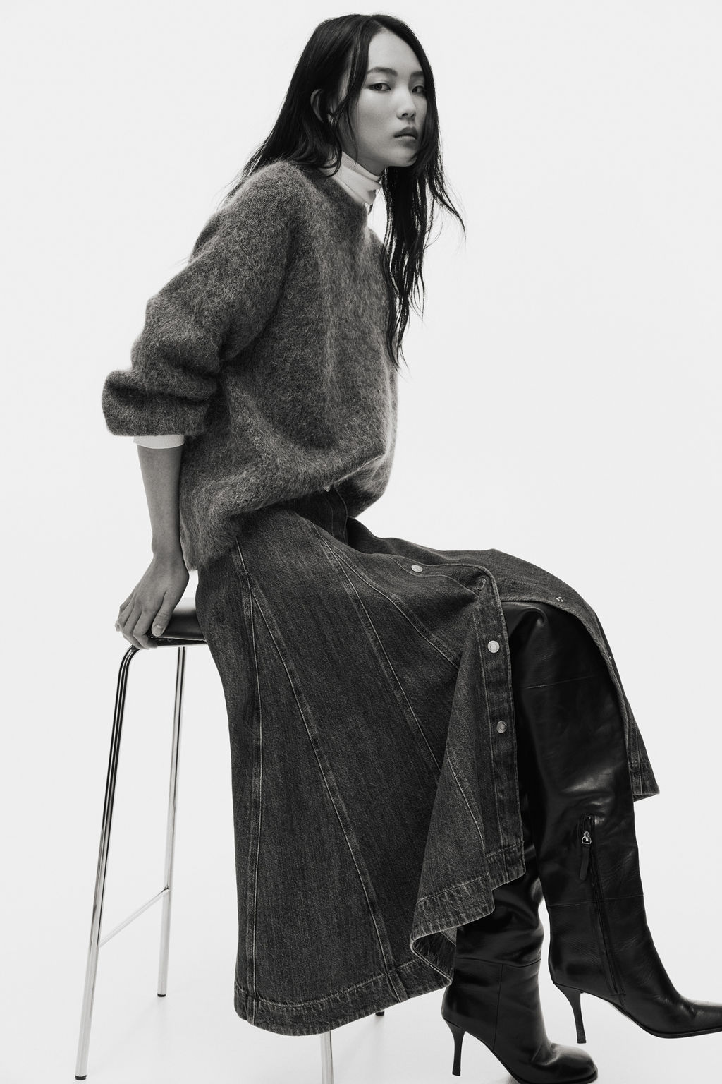 Falda evas? en denim - H&m фото 7