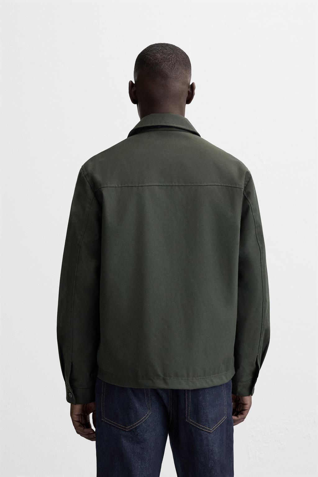 PADDED REGULAR FIT OVERSHIRT - Zara фото 3