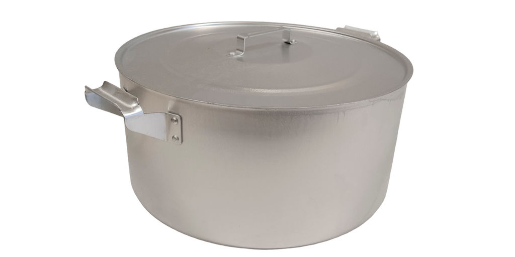 Кастрюля 30 л, 2 руч., мет./кр. Алюминий марки А5 14300
