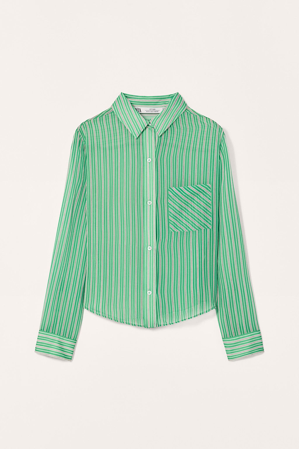 SLIM STRIPED LIMITED EDITION SHIRT - Zara фото 12