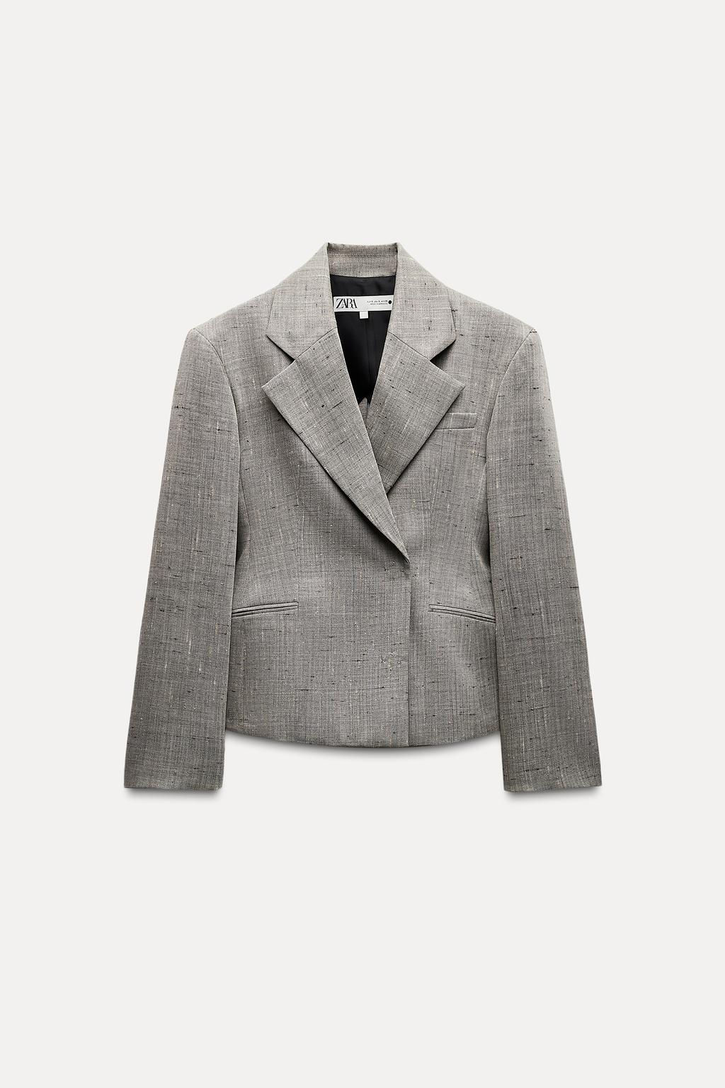 ZW COLLECTION 100% WOOL BLAZER - Zara фото 3