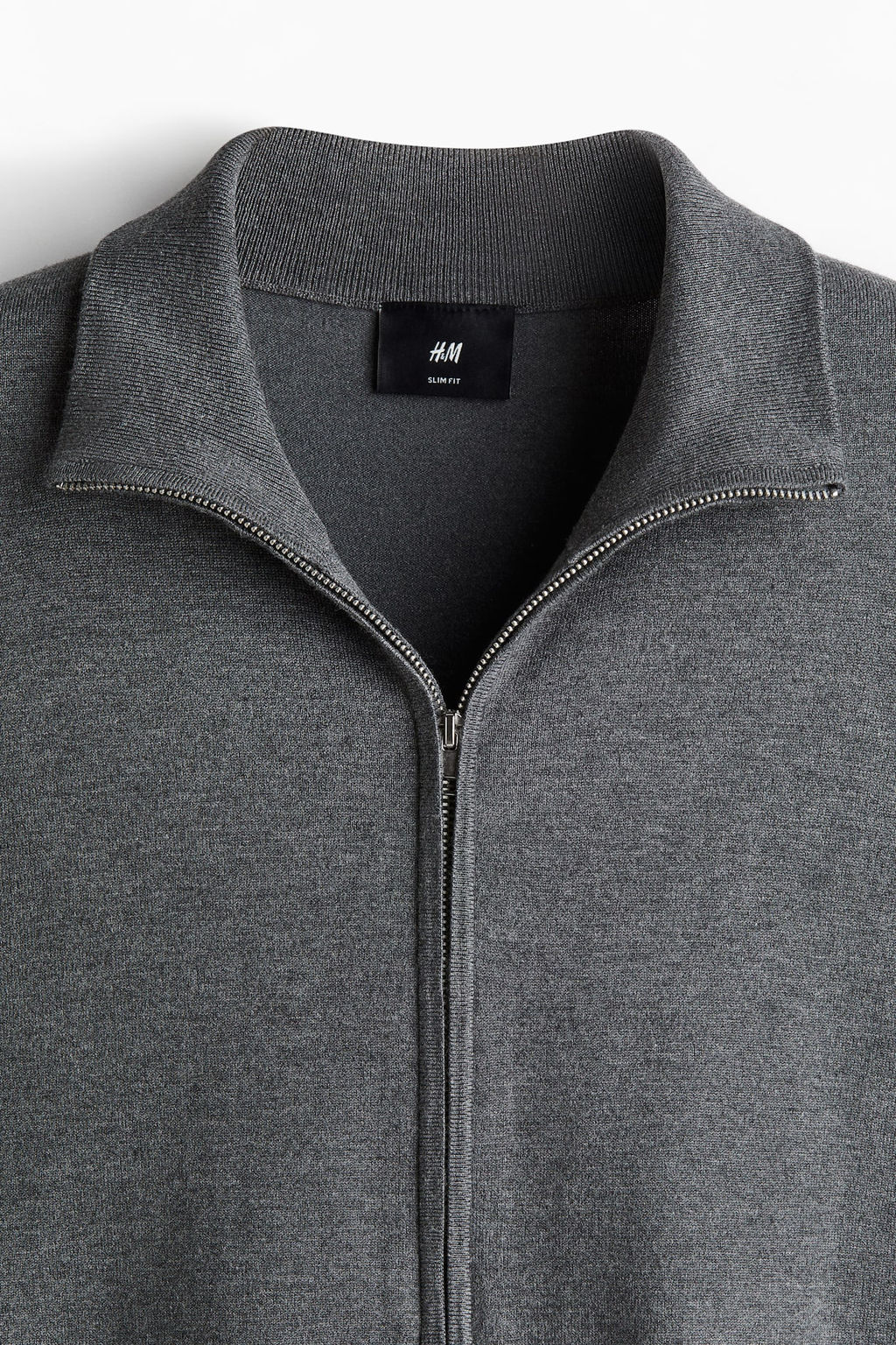 Cardigan con cremallera Slim Fit - H&m фото 7