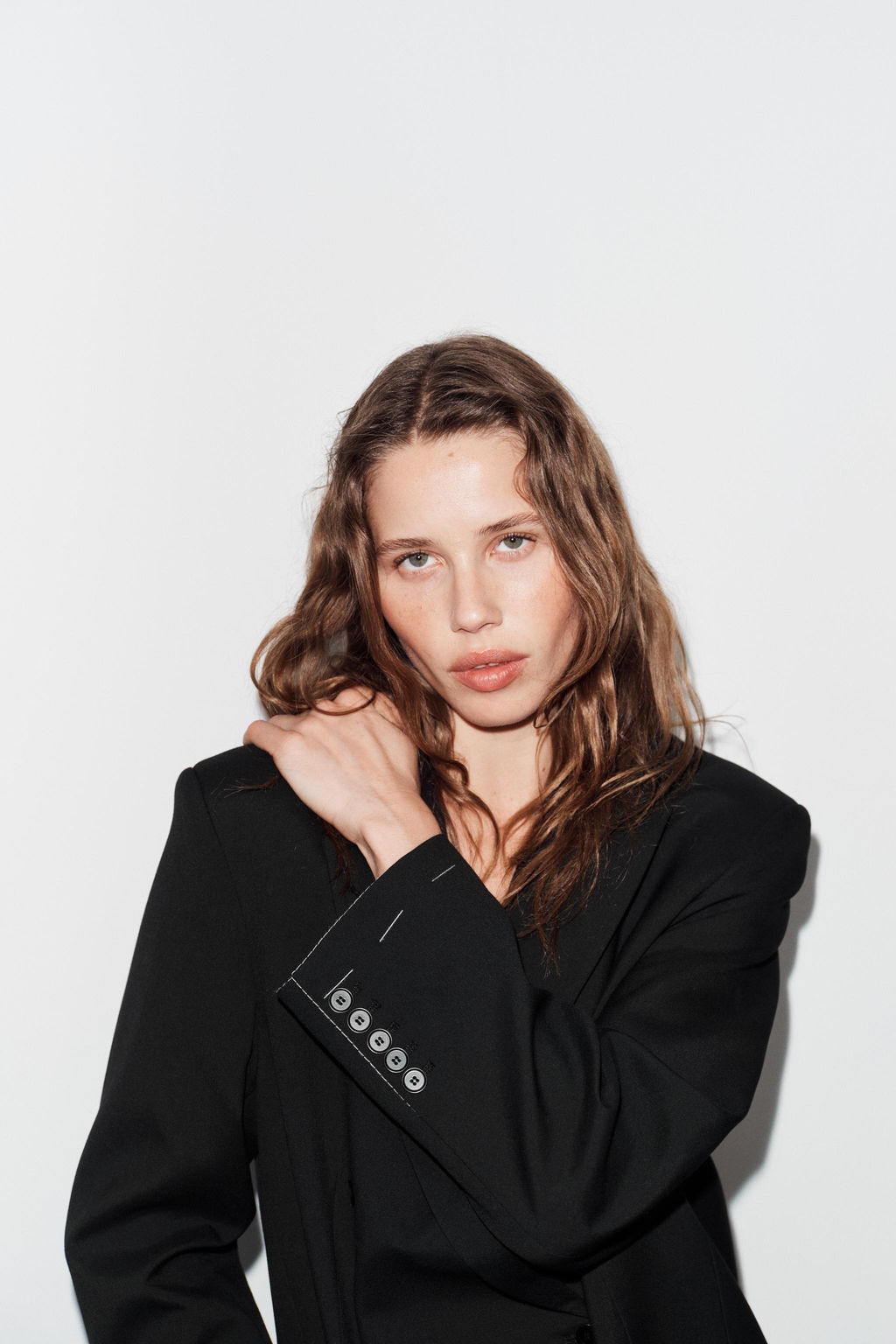 BLAZER OVERSIZE PESPUNTES / Negro - Zara фото 2