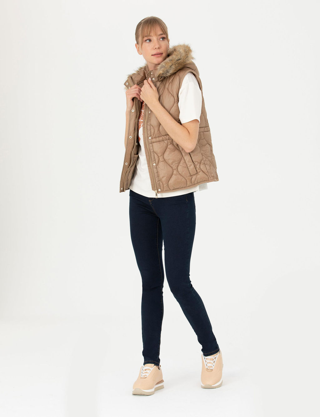 Camel Regular Fit Yelek - Pierre cardin фото 4