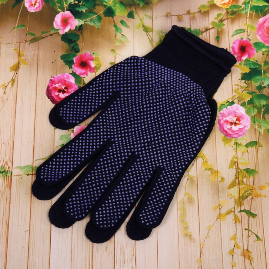 Цена за 5 шт. Перчатки нейлоновые "Классика" с ПВХ покрытием синие 8 р-р б/блистера