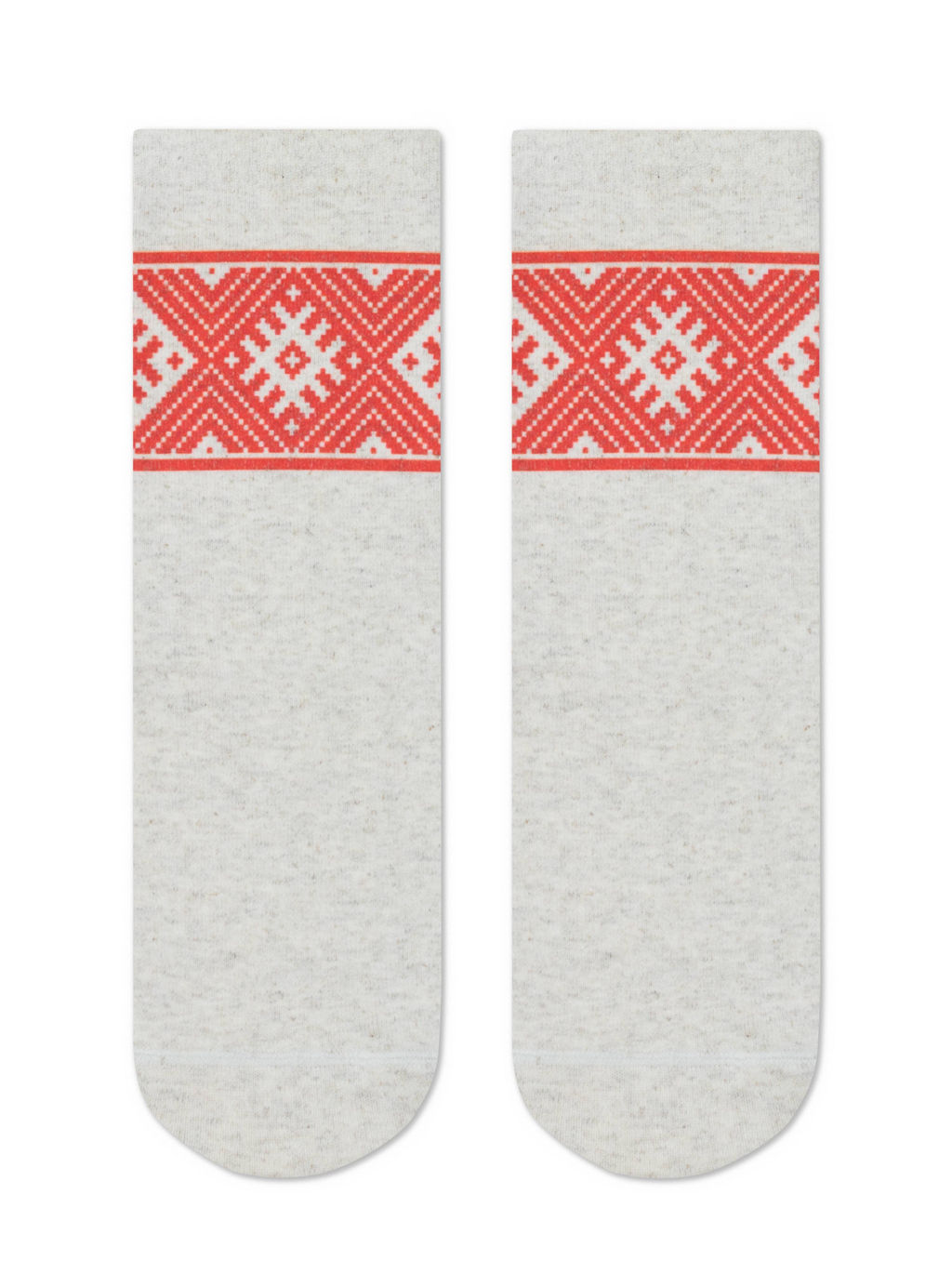 Цена за 2 пары. Носки Классические CONTE Носки с принтом FANTASY из смесовой пряжи с хлопком и льном бежевый - Conte elegant фото 20