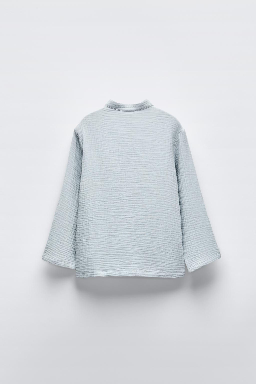 6-14 YEARS/ TEXTURED HENLEY PYJAMAS - Zara фото 4