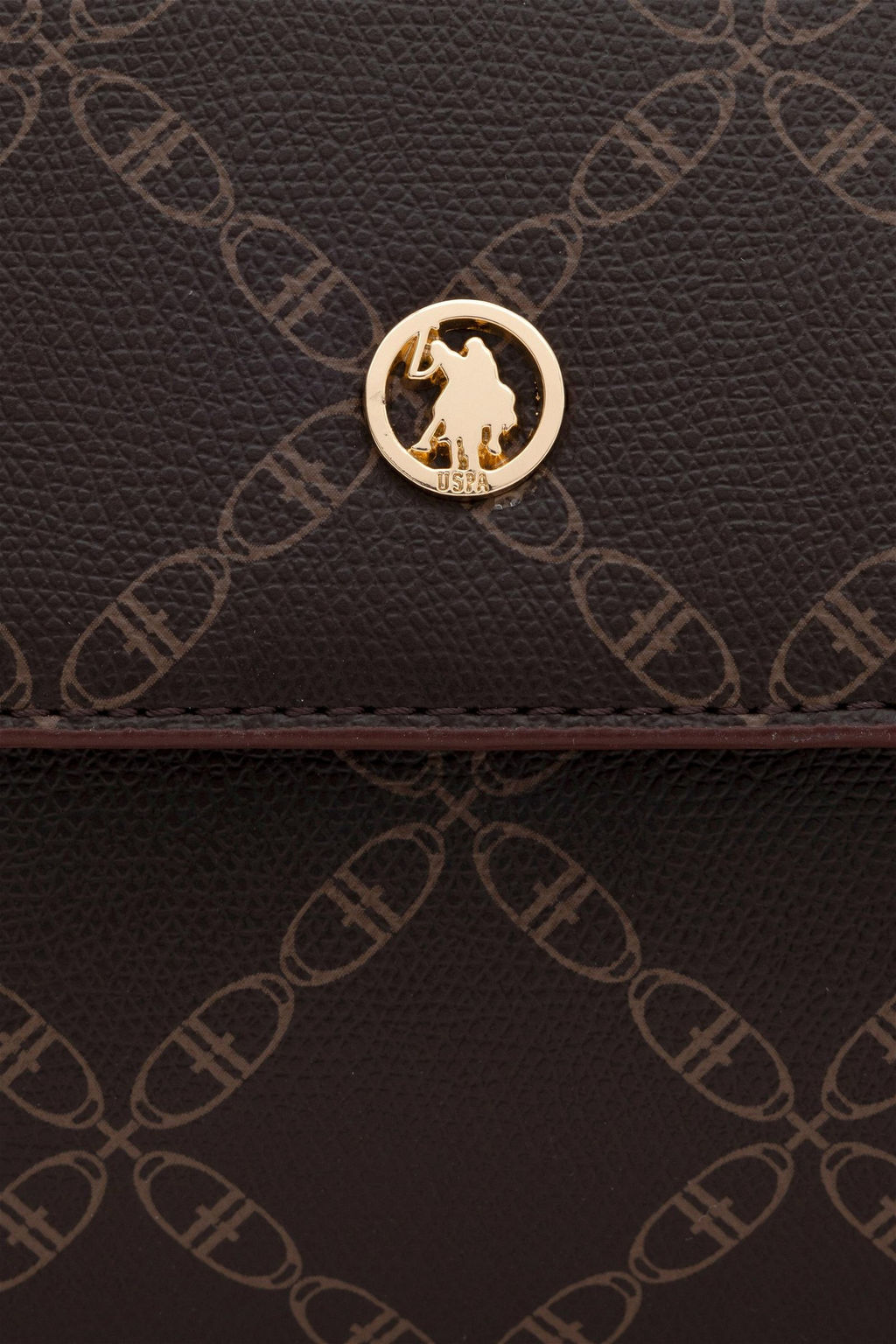 Женская коричневая сумка через плечо - U.s. polo assn фото 7