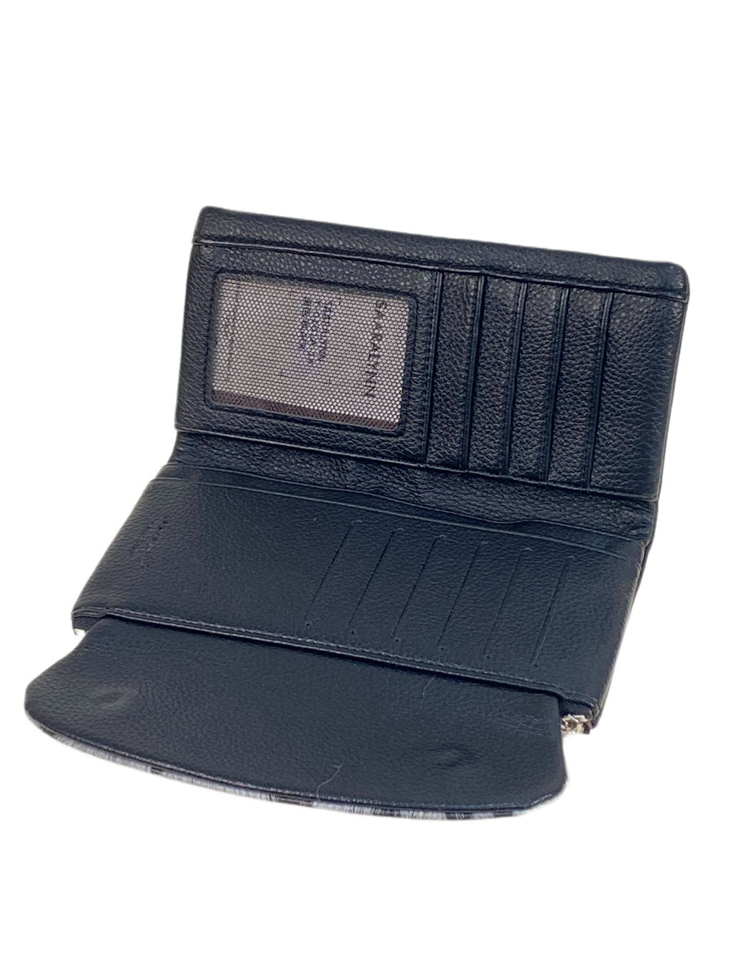 Женское портмоне из искусственной кожи, цвет черный - Greta фото 2