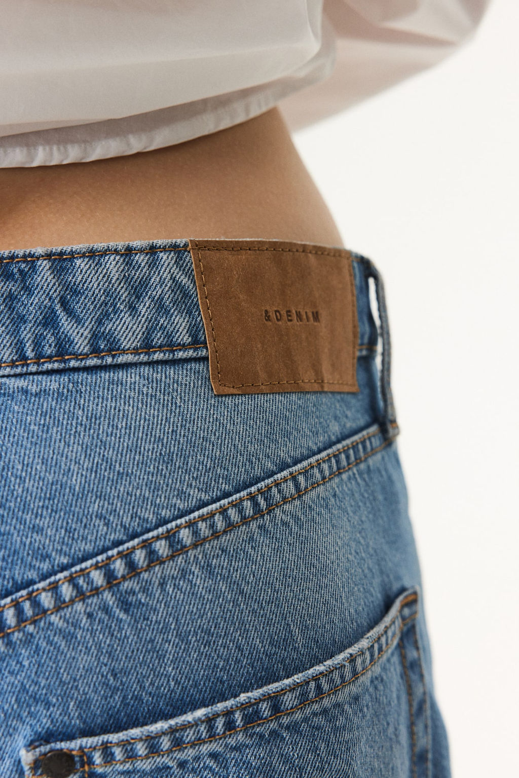 Wide Ultra High Jeans - H&m фото 5