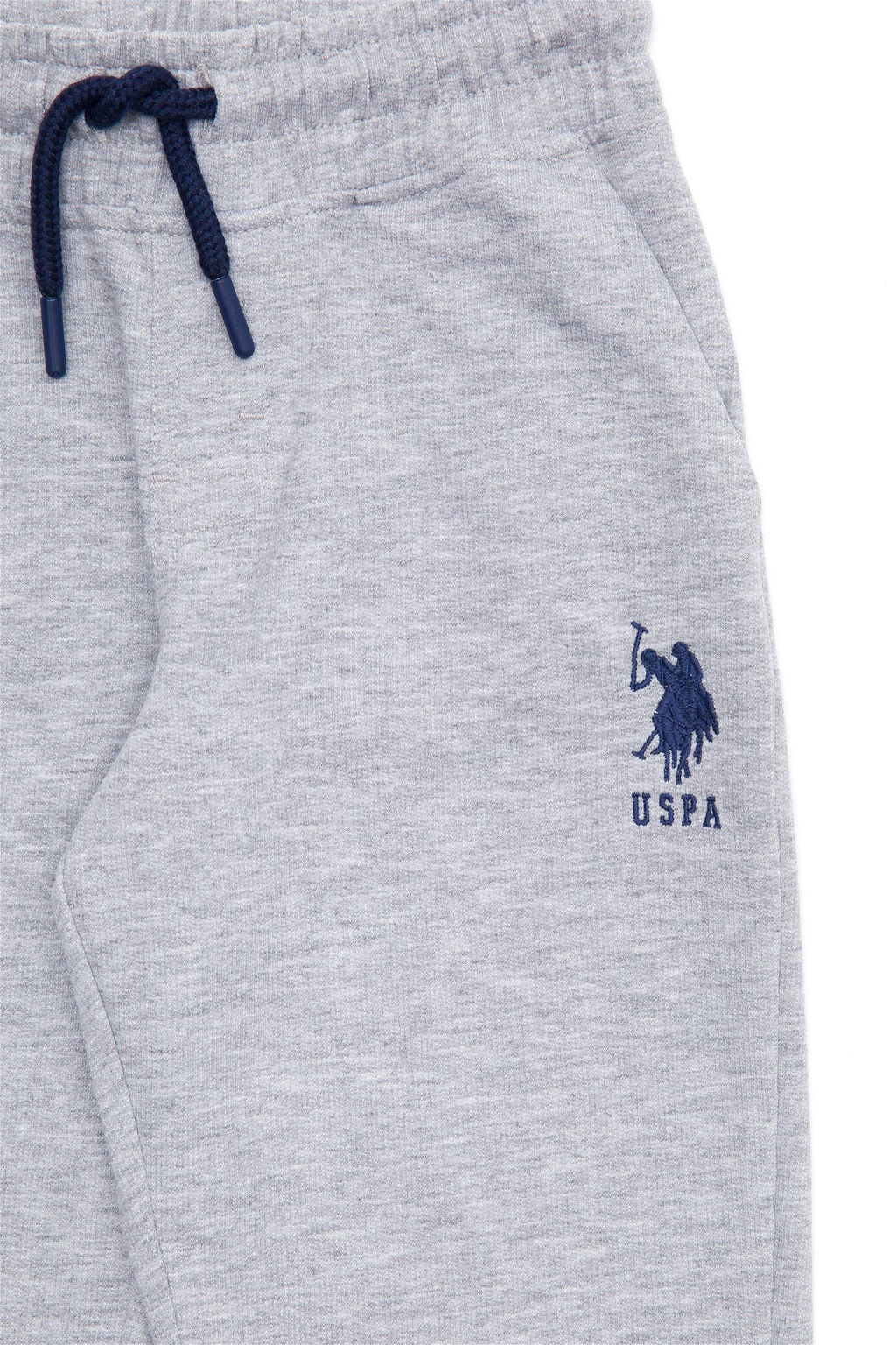 Серые меланжевые спортивные штаны для мальчика - U.s. polo assn фото 10