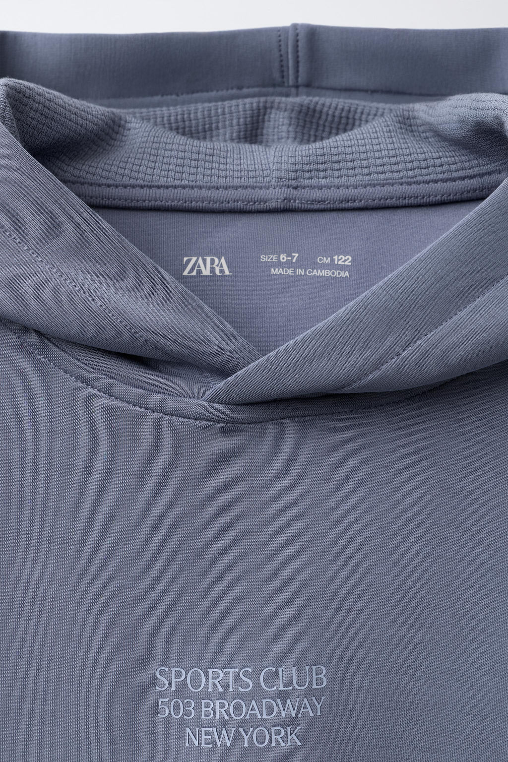 SLOGAN PRINT HOODIE WITH MODAL - Zara фото 3