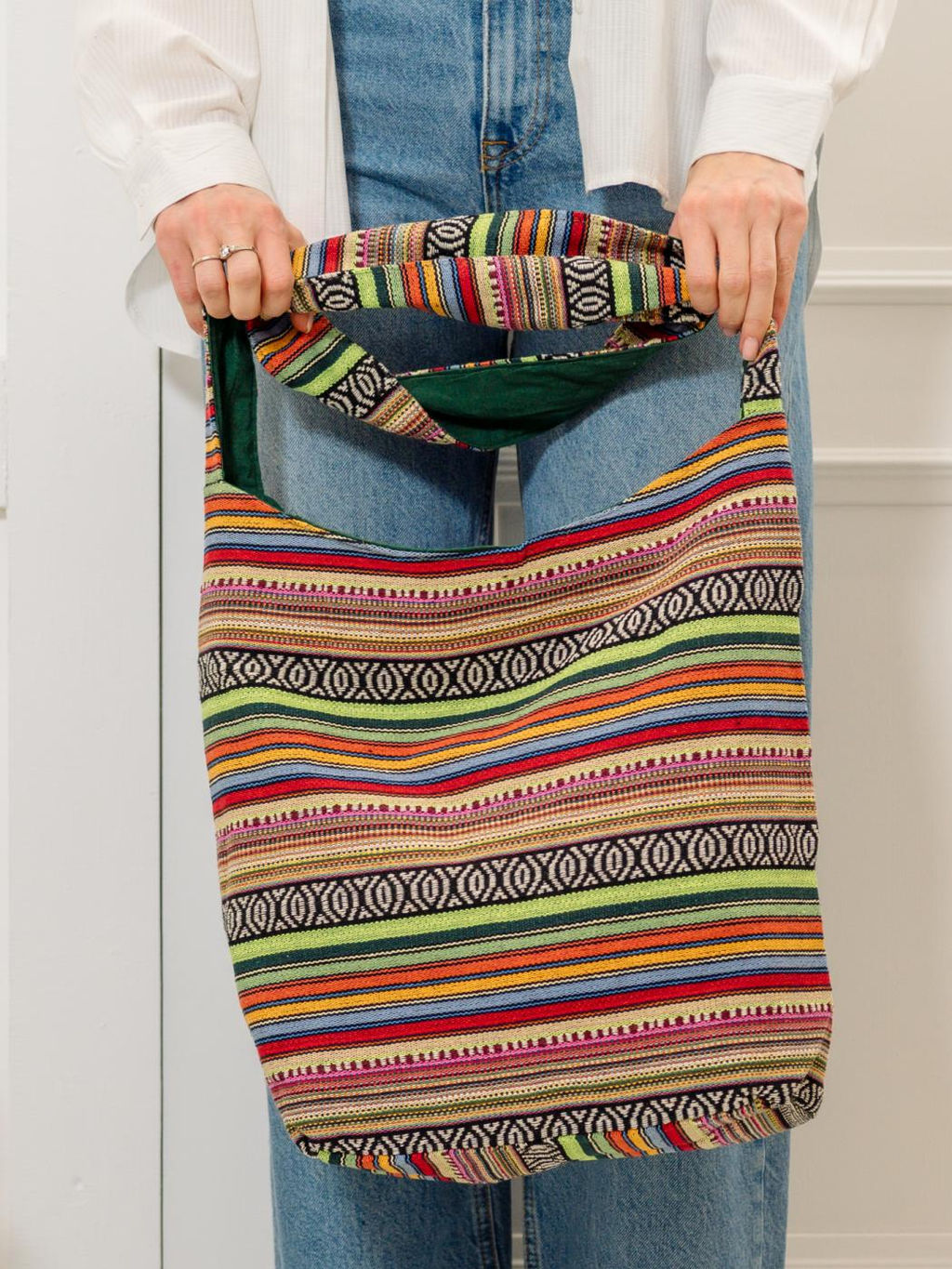 Сумка с 2 карманами на лямке № С7/4 (Лето-2025) - Ганг фото 4