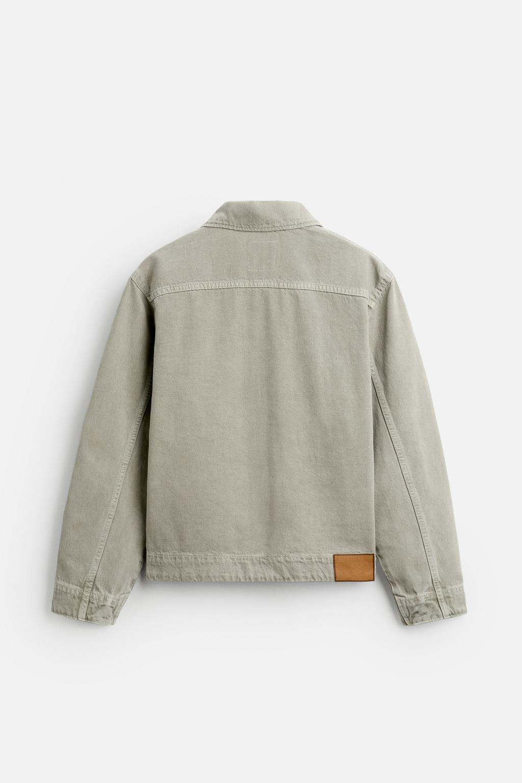 DENIM JACKET WITH POCKETS - Zara фото 7