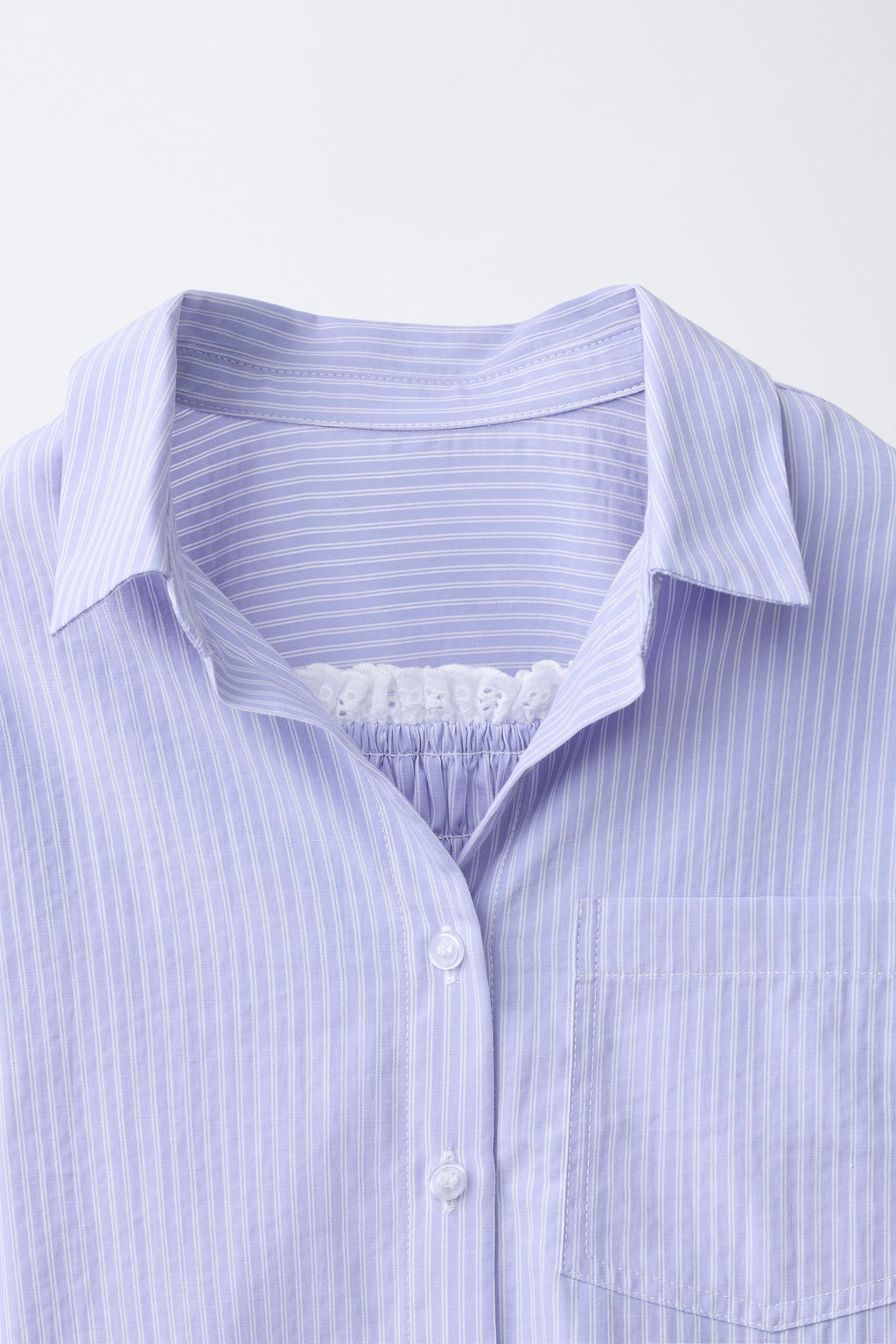 PACK CAMISA Y TOP RAYAS / Azul - Zara фото 5