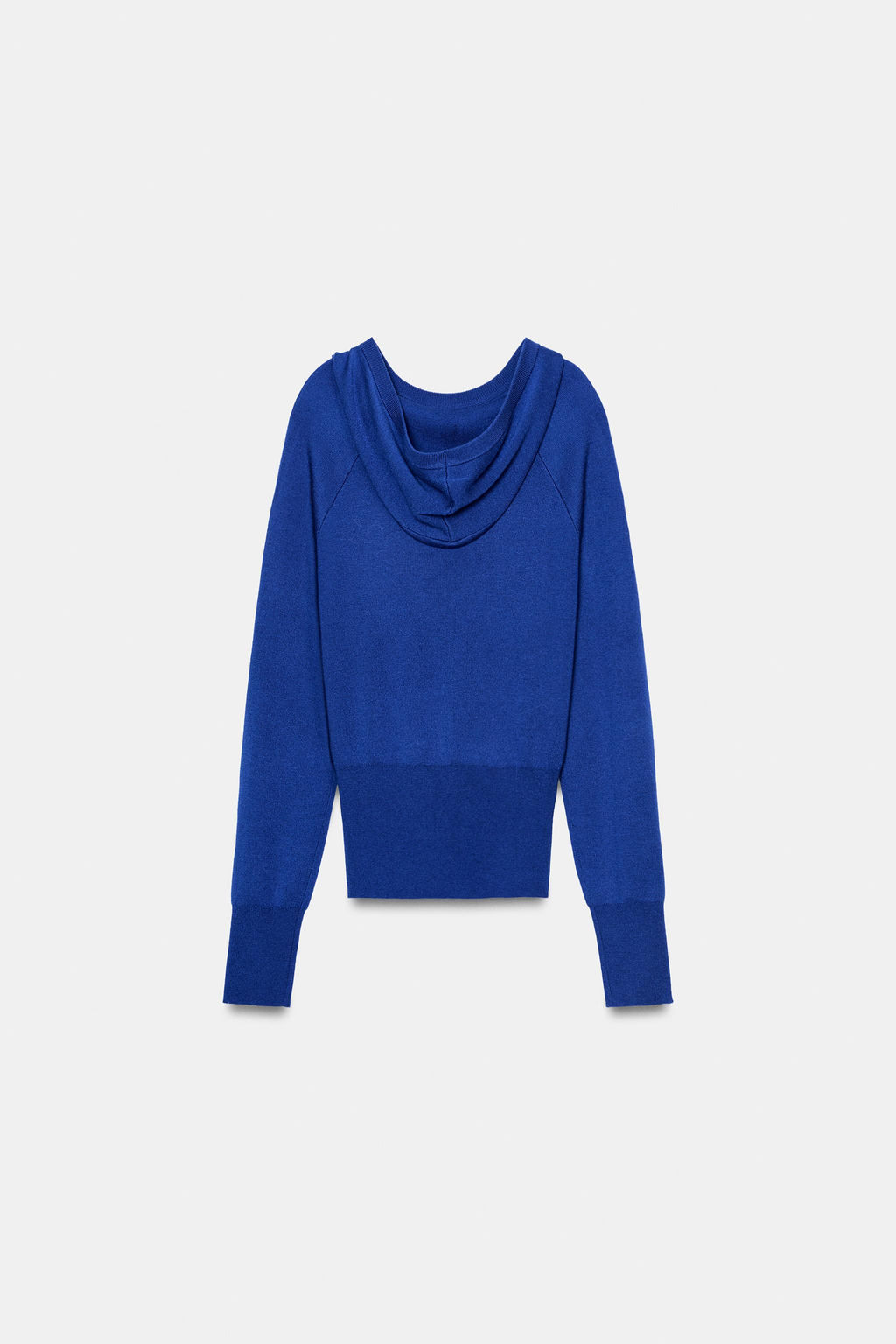 PLAIN KNIT HOODIE JUMPER - Zara фото 5