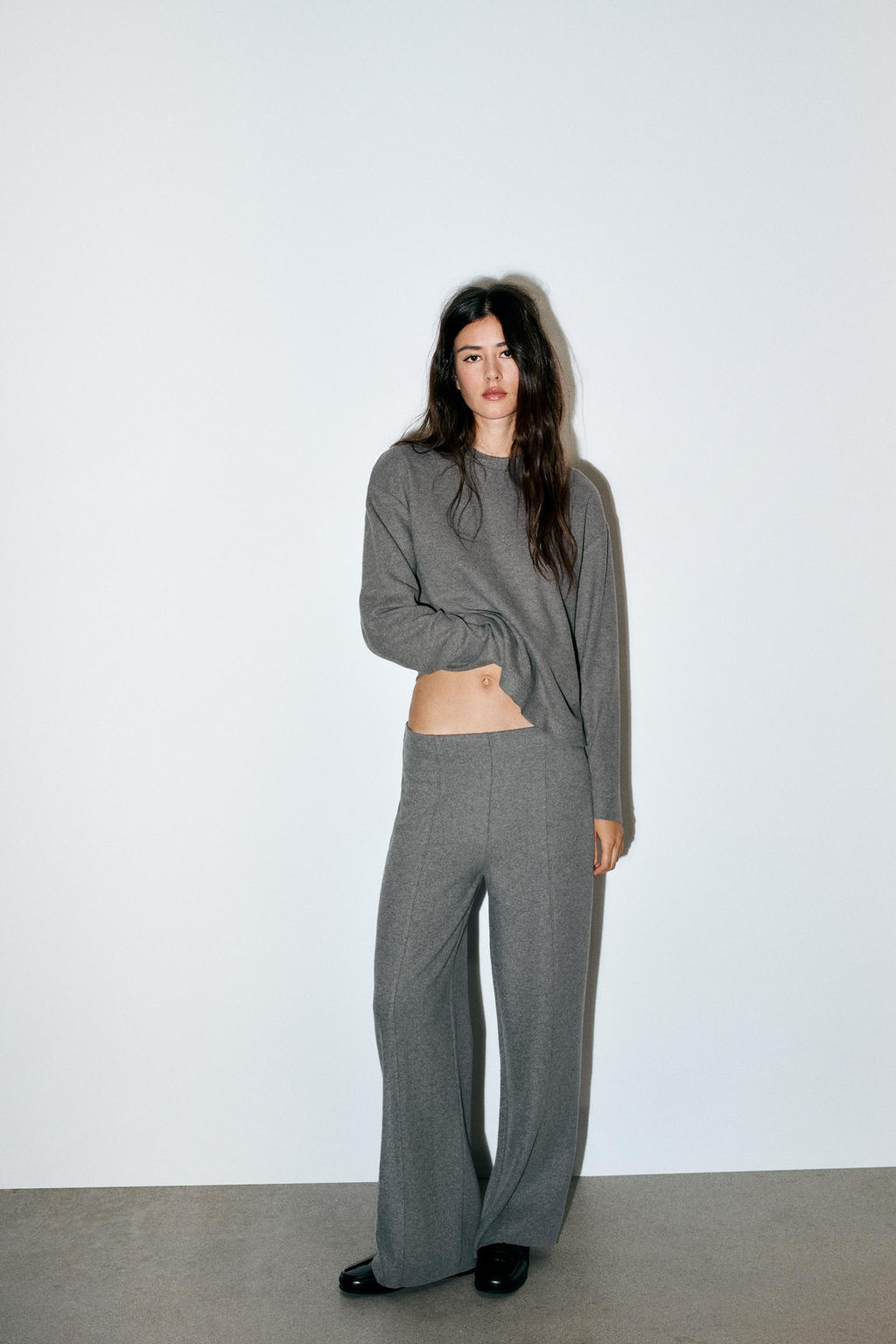 SOFT STRAIGHT-LEG TROUSERS - Zara фото 34