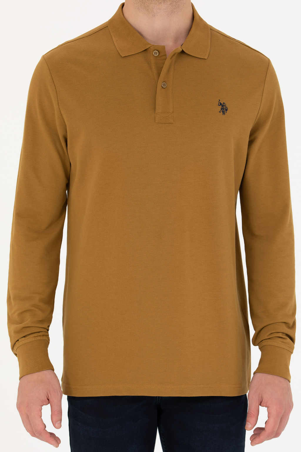 Мужской базовый свитшот светло-хаки Неожиданная скидка в корзине - U.s. polo assn фото 18