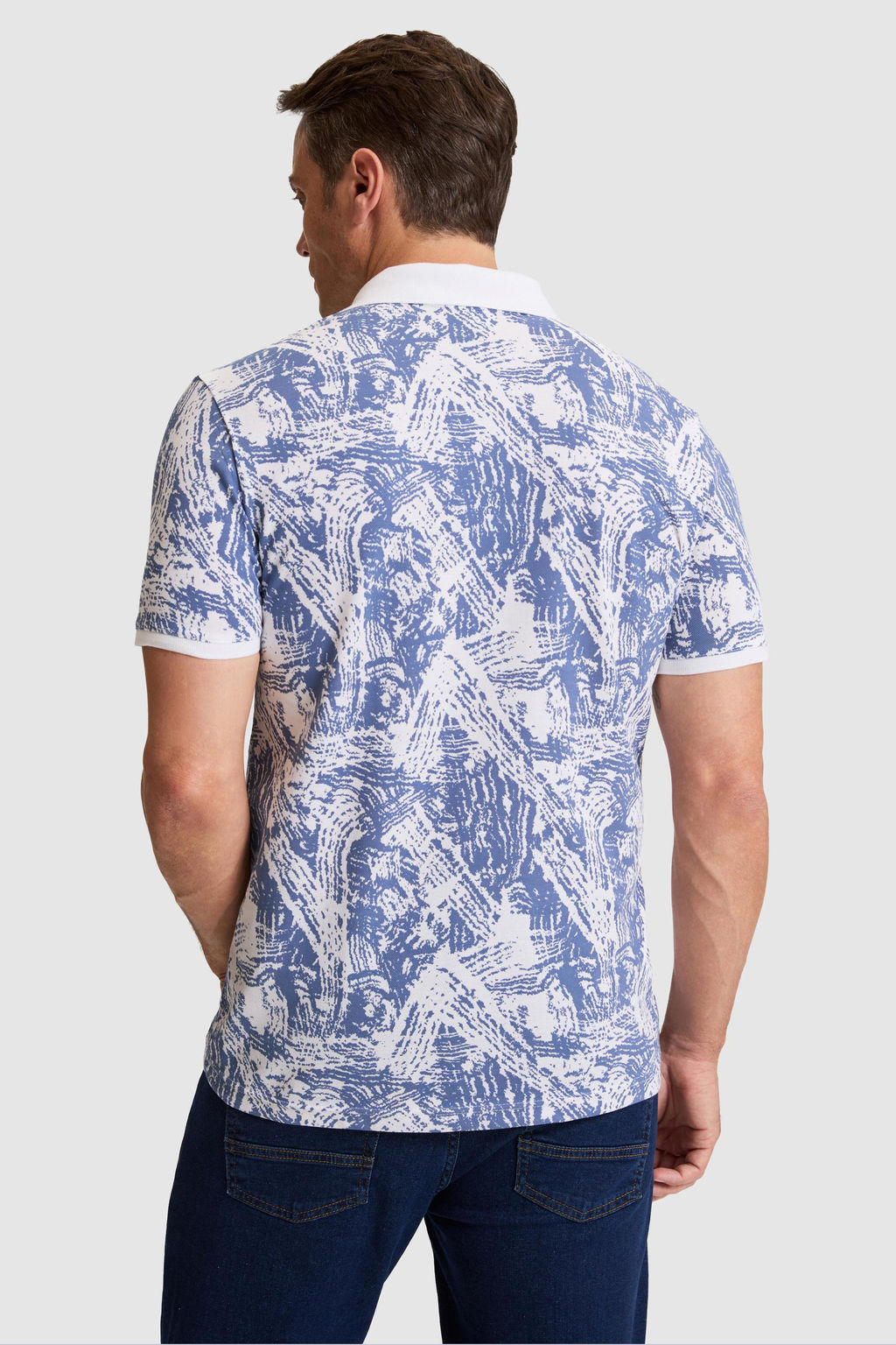 Erkek _ndigo Regular Fit Polo Yaka Ti__rt - U.s. polo assn фото 5