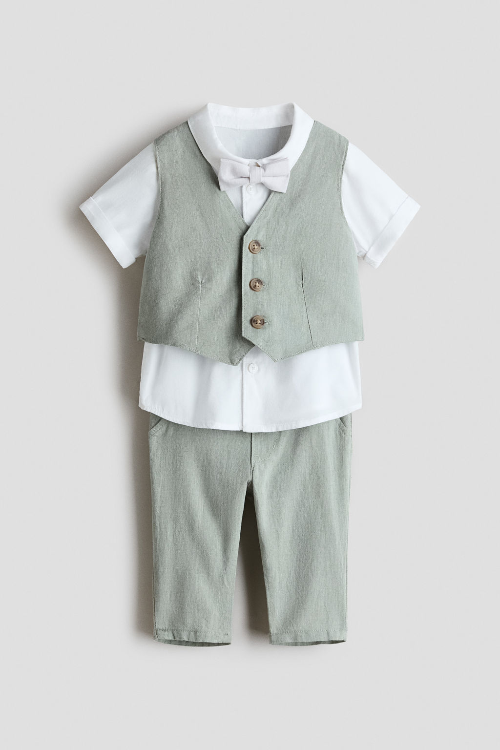 Conjunto de vestir de 4 piezas en mezcla de lino - H&m фото 2
